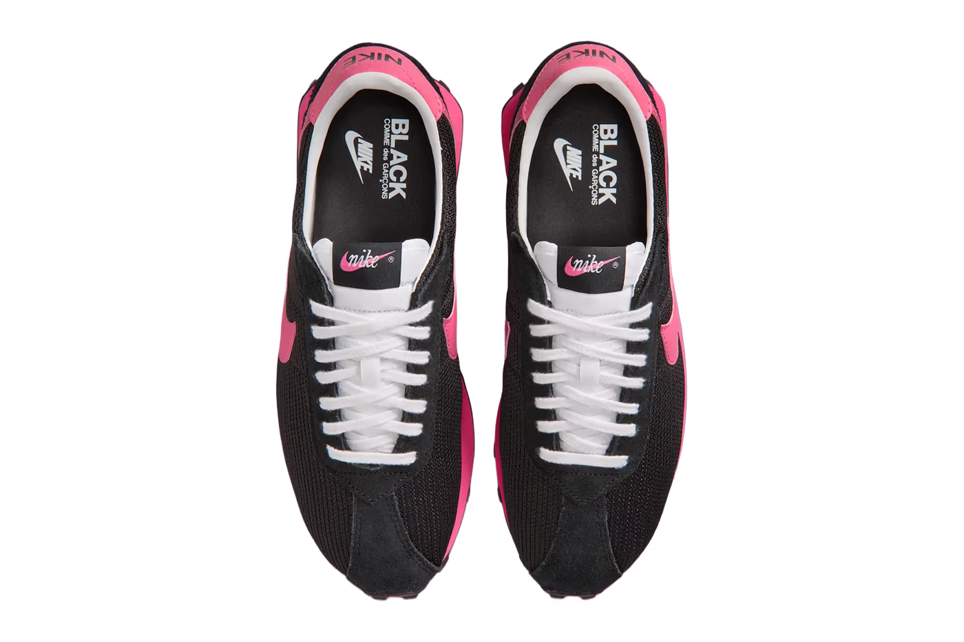 IU7936-001 Black COMME des GARCONS Ã Nike LD-1000 SP "Black/Spirit Pink" (Men's)