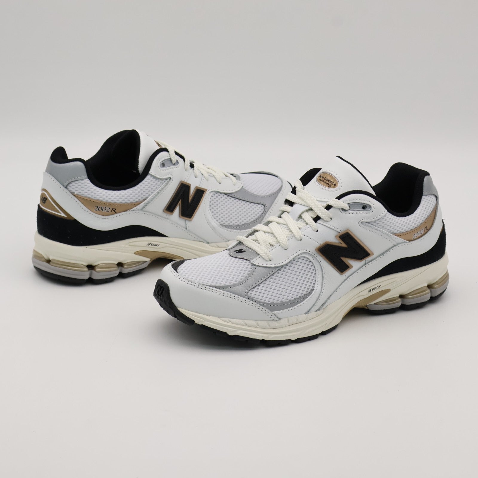 M2002RPN New Balance 2002R White Black Gold (Men's)