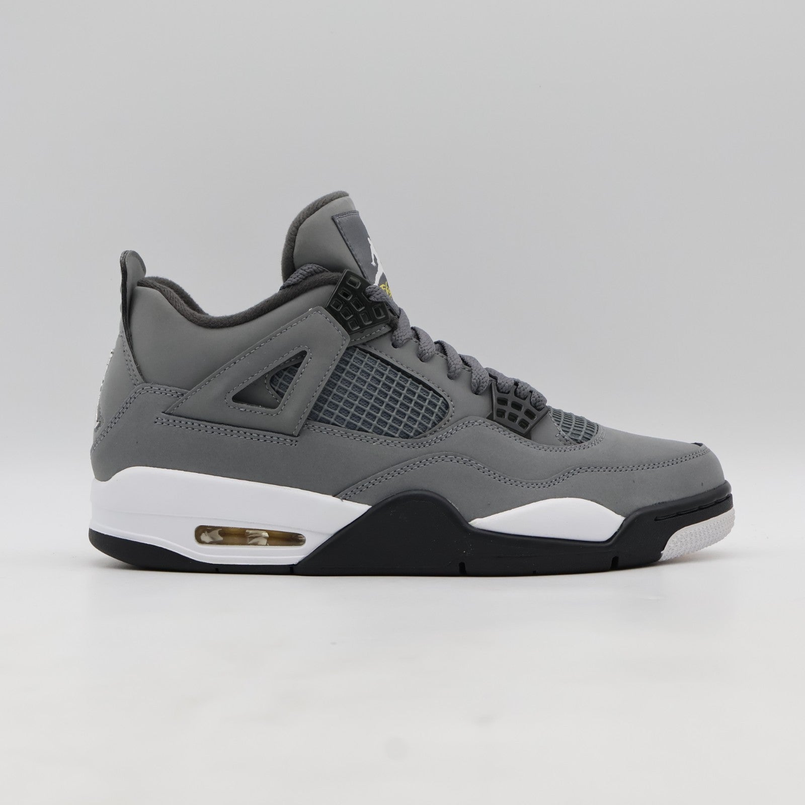 308497-007 Nike Air Jordan 4 Retro Cool Grey Chrome Dark Charcoal White Steel