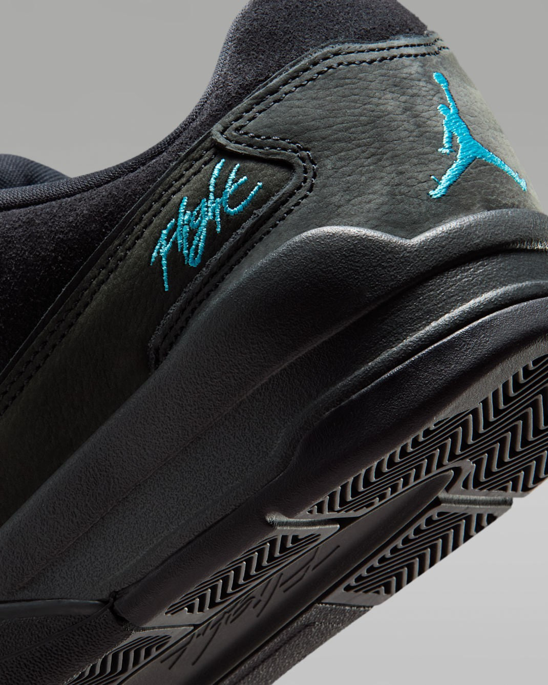 HF3255-040 Nike Jordan Flight Court Black Anthracite Gamma Blue (Men's)
