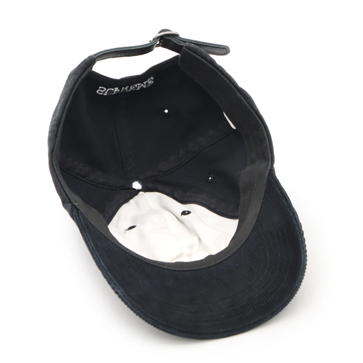 Supreme 2-Tone S Logo 6-Panel Black