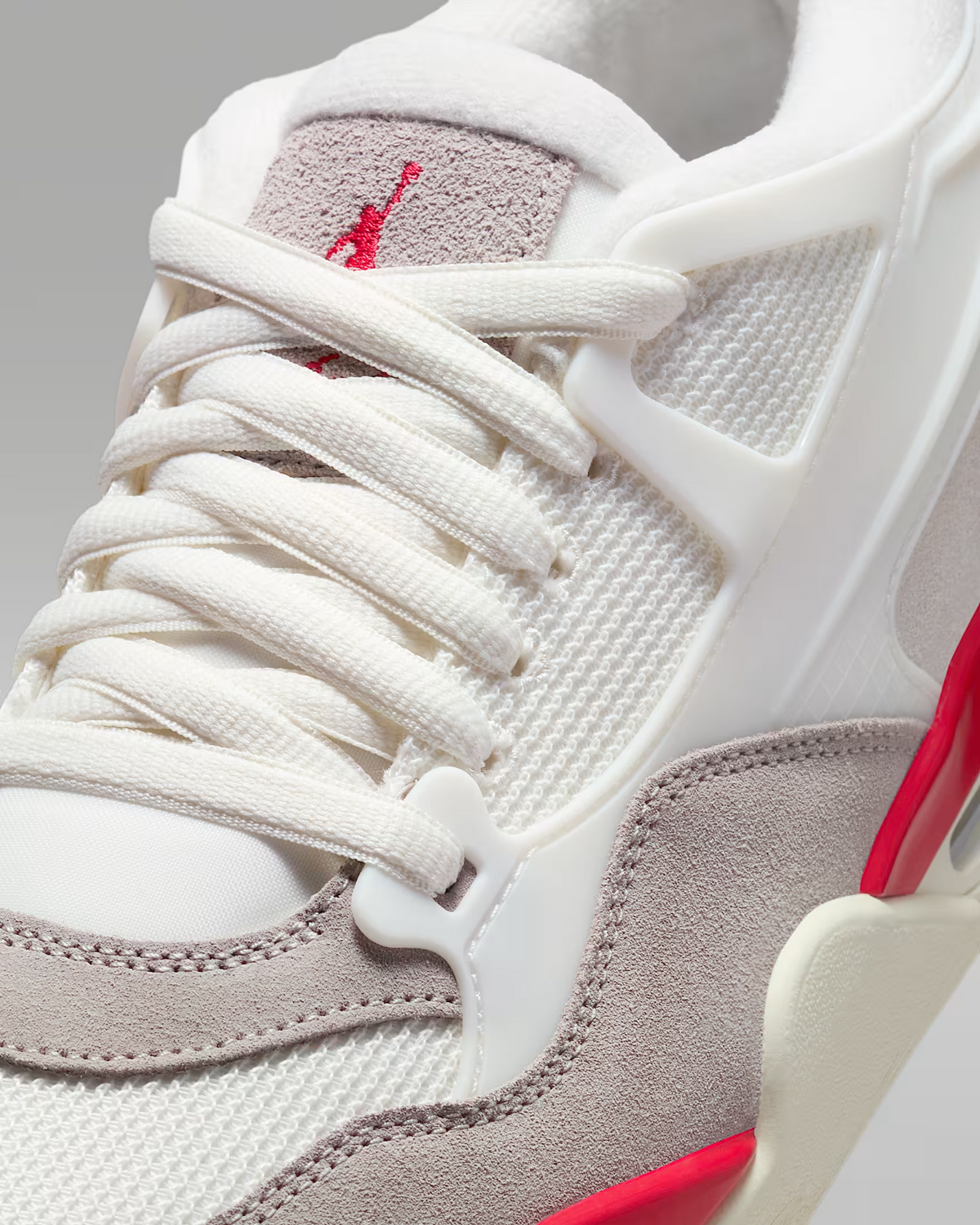 HF8126-100 Nike Air Jordan 4 RM Sail College Grey Coconut Milk Fire Red (Men's)