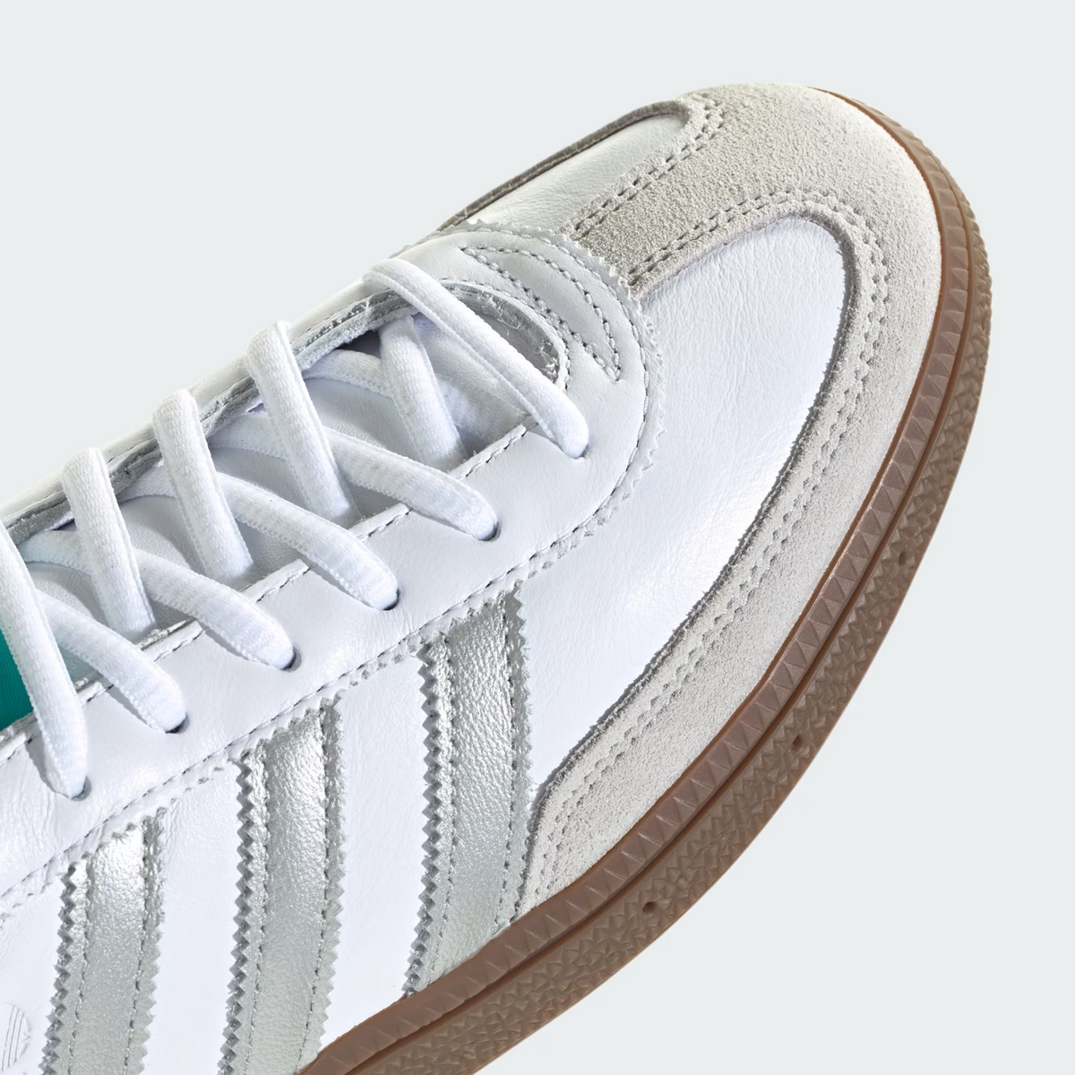 KJ1178 Mercedes AMG adidas Handball Spezial Cloud White Silver Metallic (Men's)