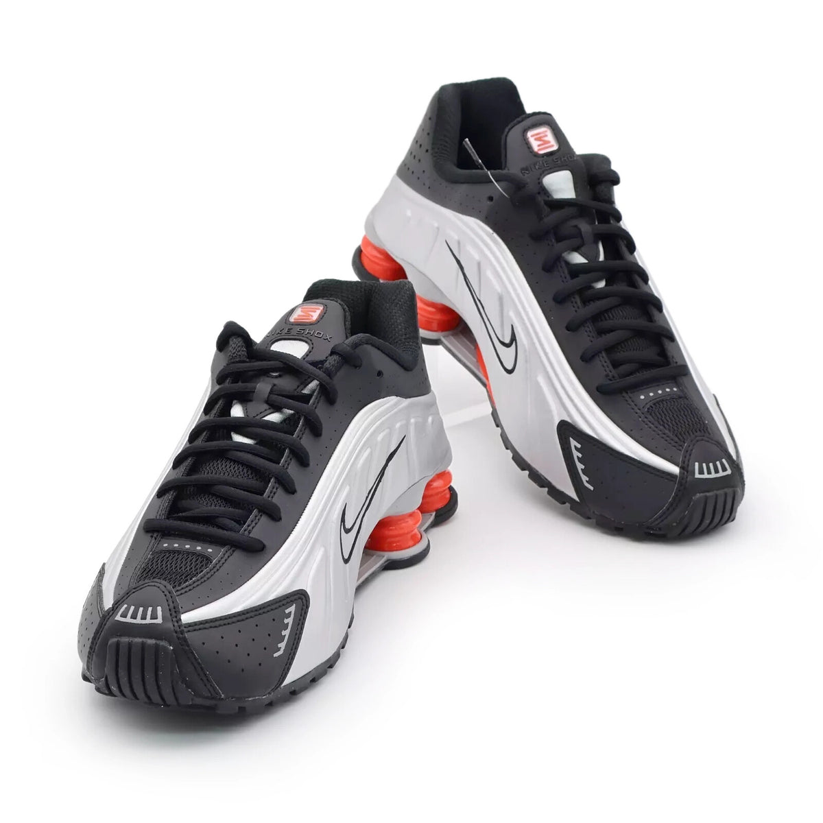 BV1111-008 Nike Shox R4 OG Black and Metallic Silver (Men's)