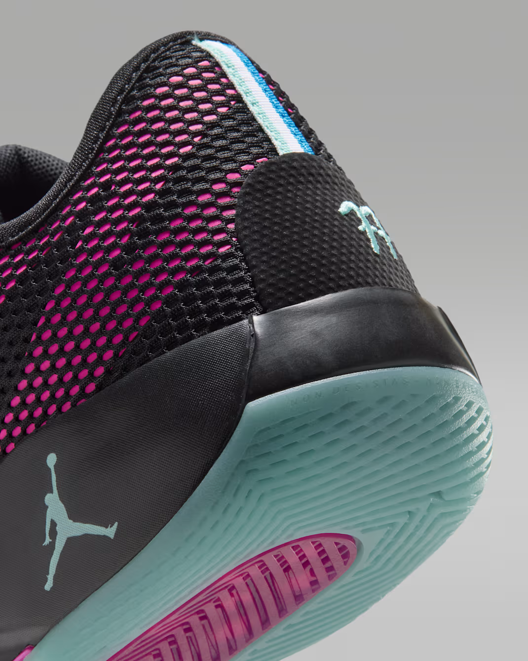 IF1611-004 Nike Luka 77 PF "Black/Laser Fuchsia" (Men's)