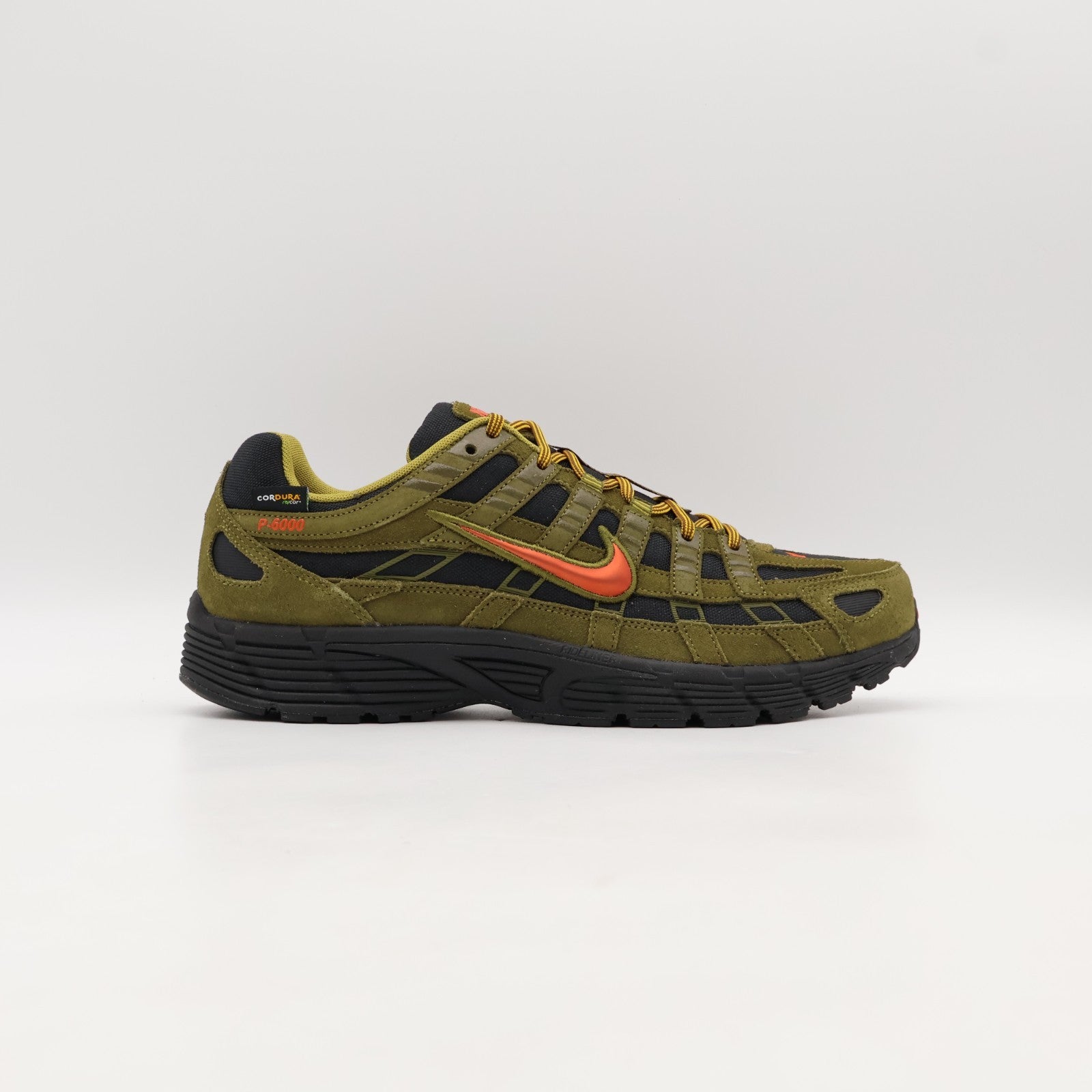 IH0946-300 Nike P-6000 Premium Cordura Olive Flak Black Quantum Moss (Men's)