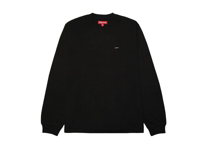 Supreme Small Box L S Tee Black