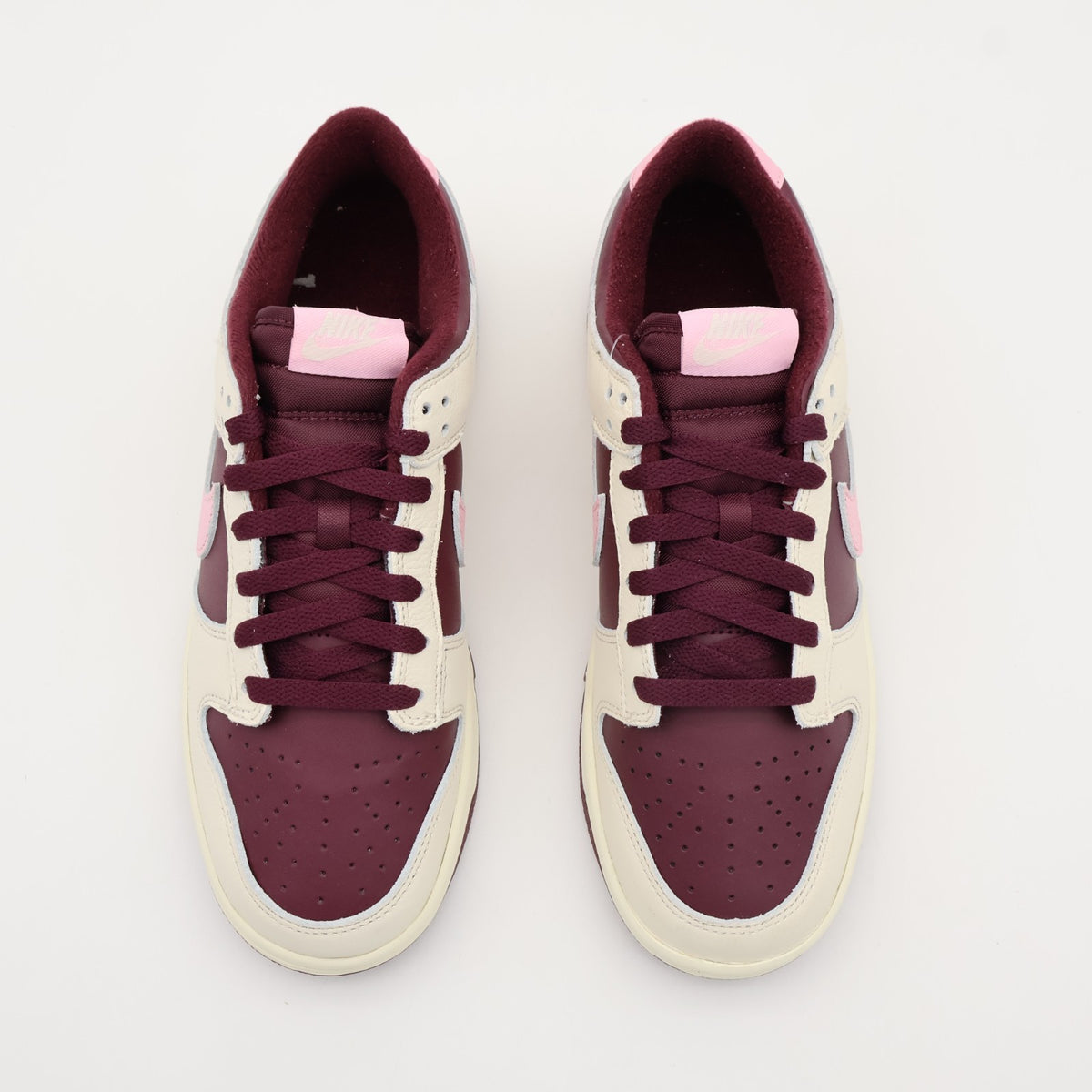 DR9705-100 Nike Dunk Low Valentine's Day 2023 Sail Beige Pink Brown Chocolate