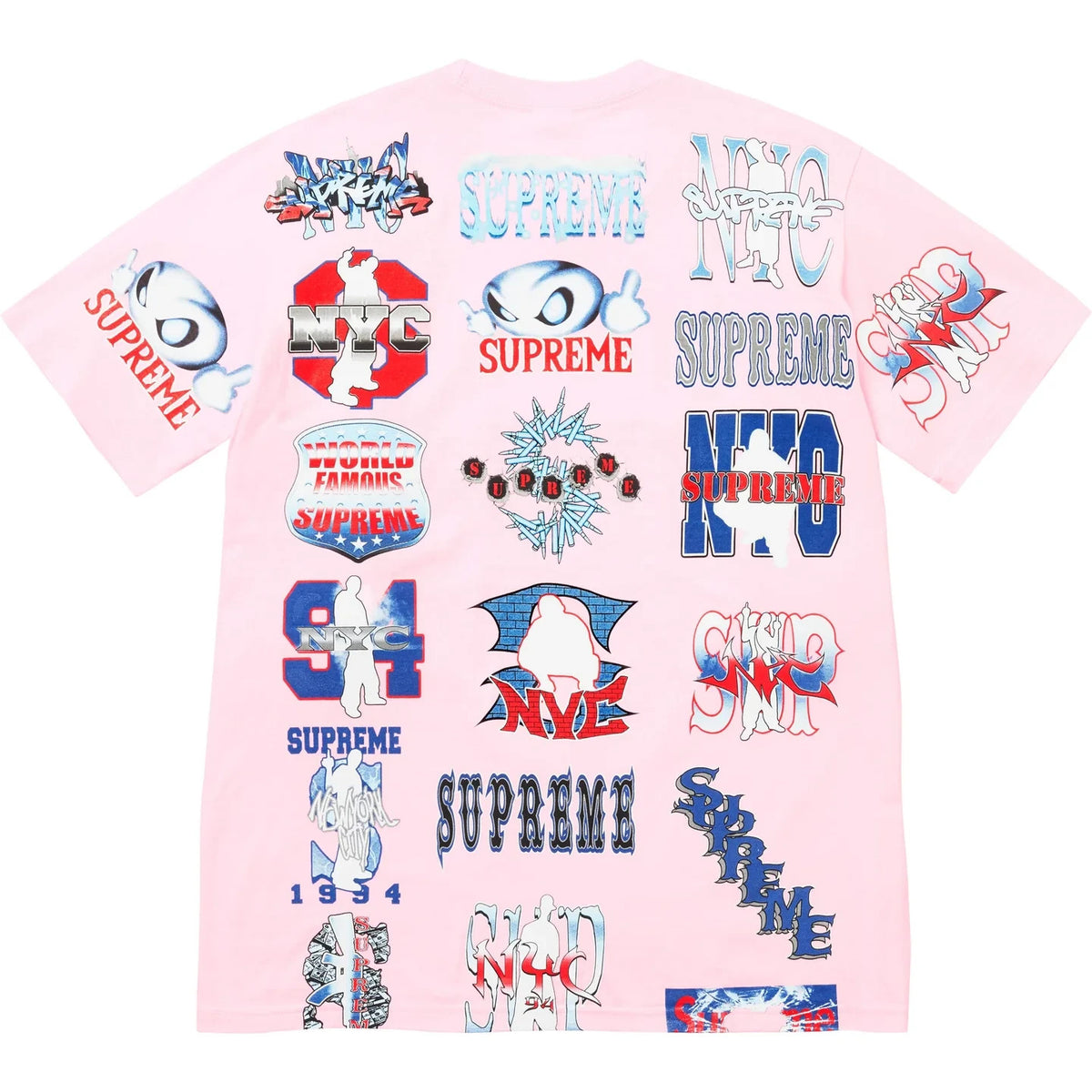 Supreme Flash Tee Light Pink