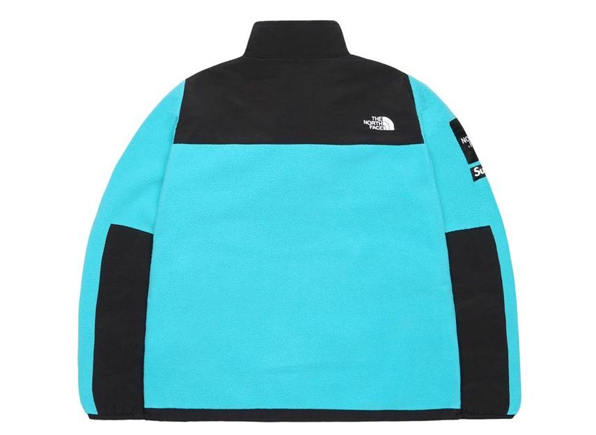 Supreme The North Face Arc Logo Denali Fleece Jacket Blue
