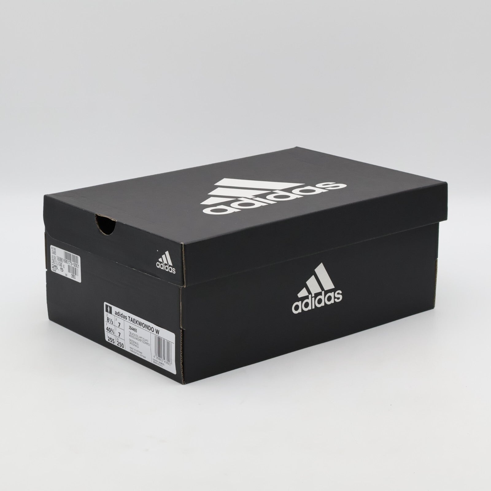 JS4465 adidas Originals Taekwondo Core Black Silver Metallic Gum (Women's)