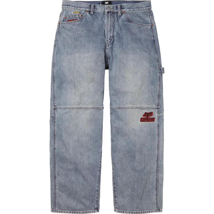 Supreme Fox Racing Cordura Baggy Jean Denim