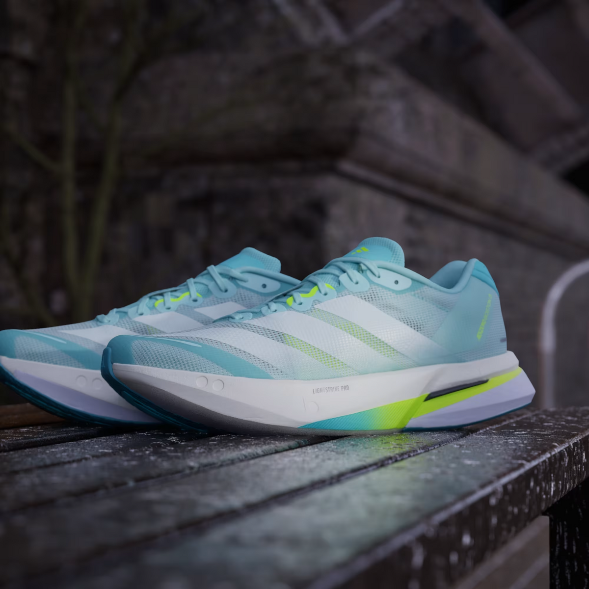 JS4957 adidas Adidas Boston 13 Seafloor Quartz Zero Metallic Lucid Lemon (Men's)