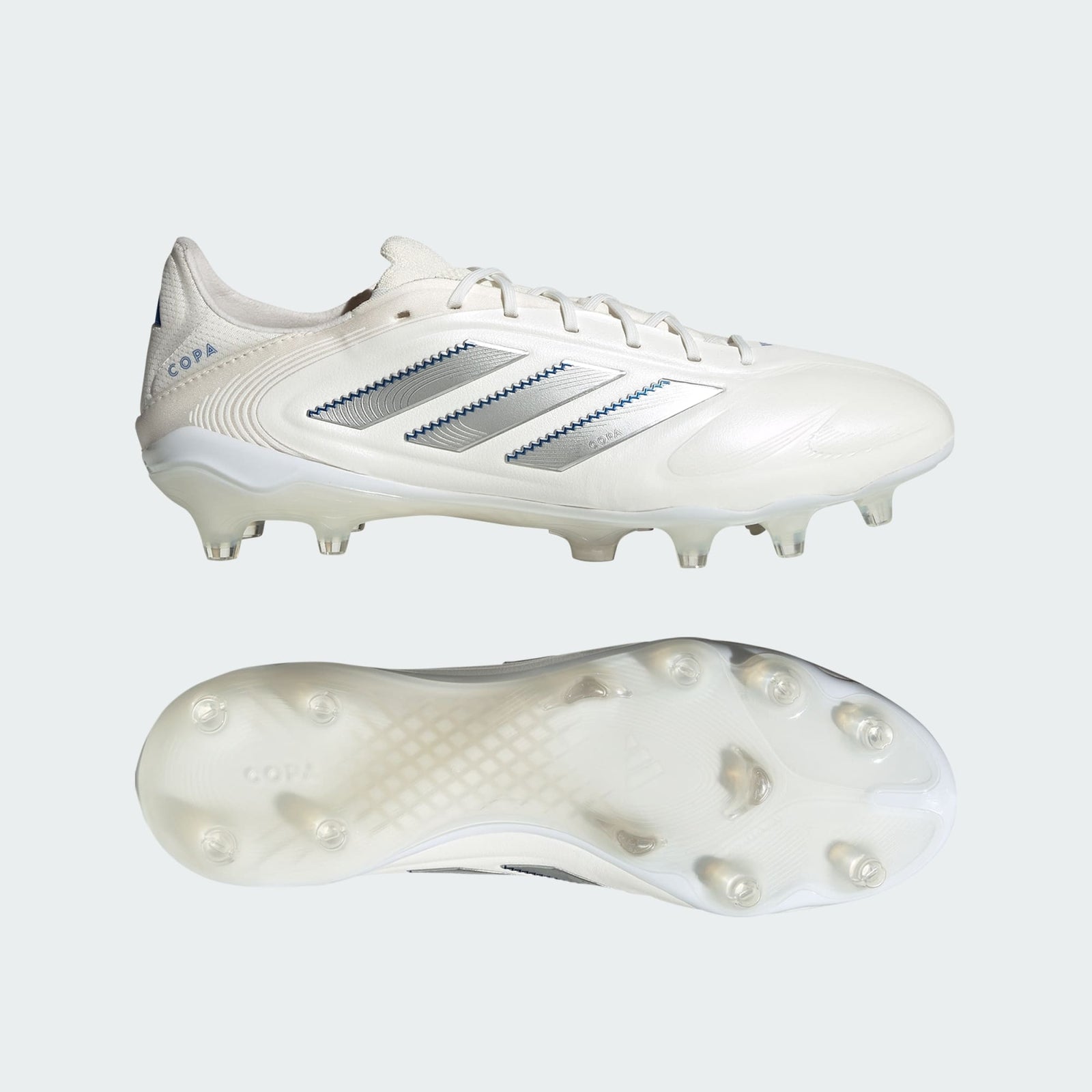 ID9040 adidas Copa Pure 3 Elite FG Cloud White Silver Metallic Bright (Men's)