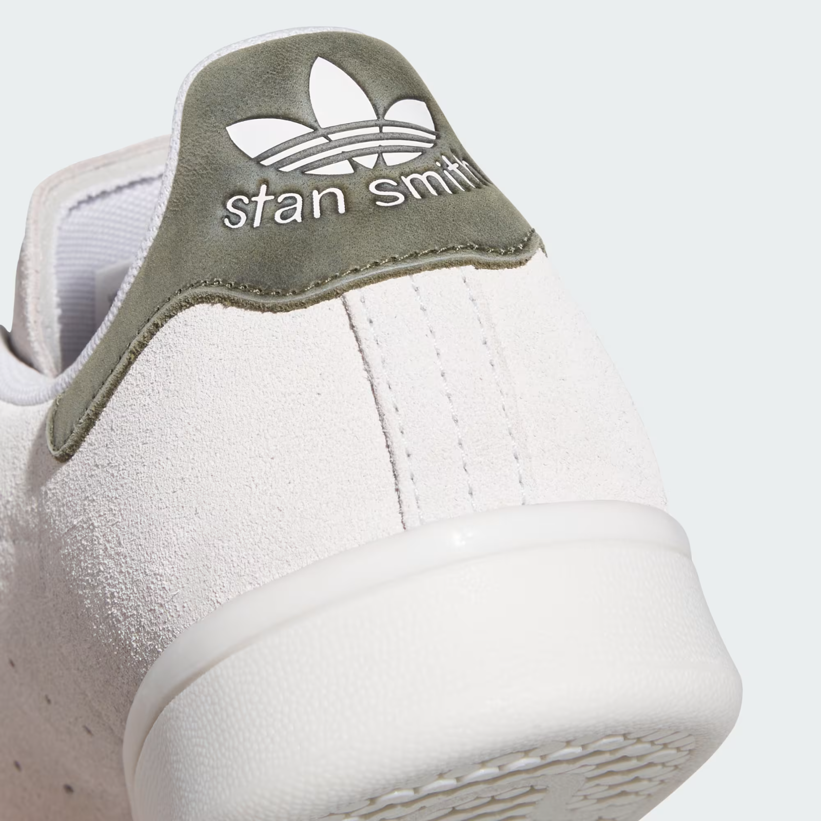 KJ0336 adidas Stan Smith "Crystal White/Olive Strata" (Men's)