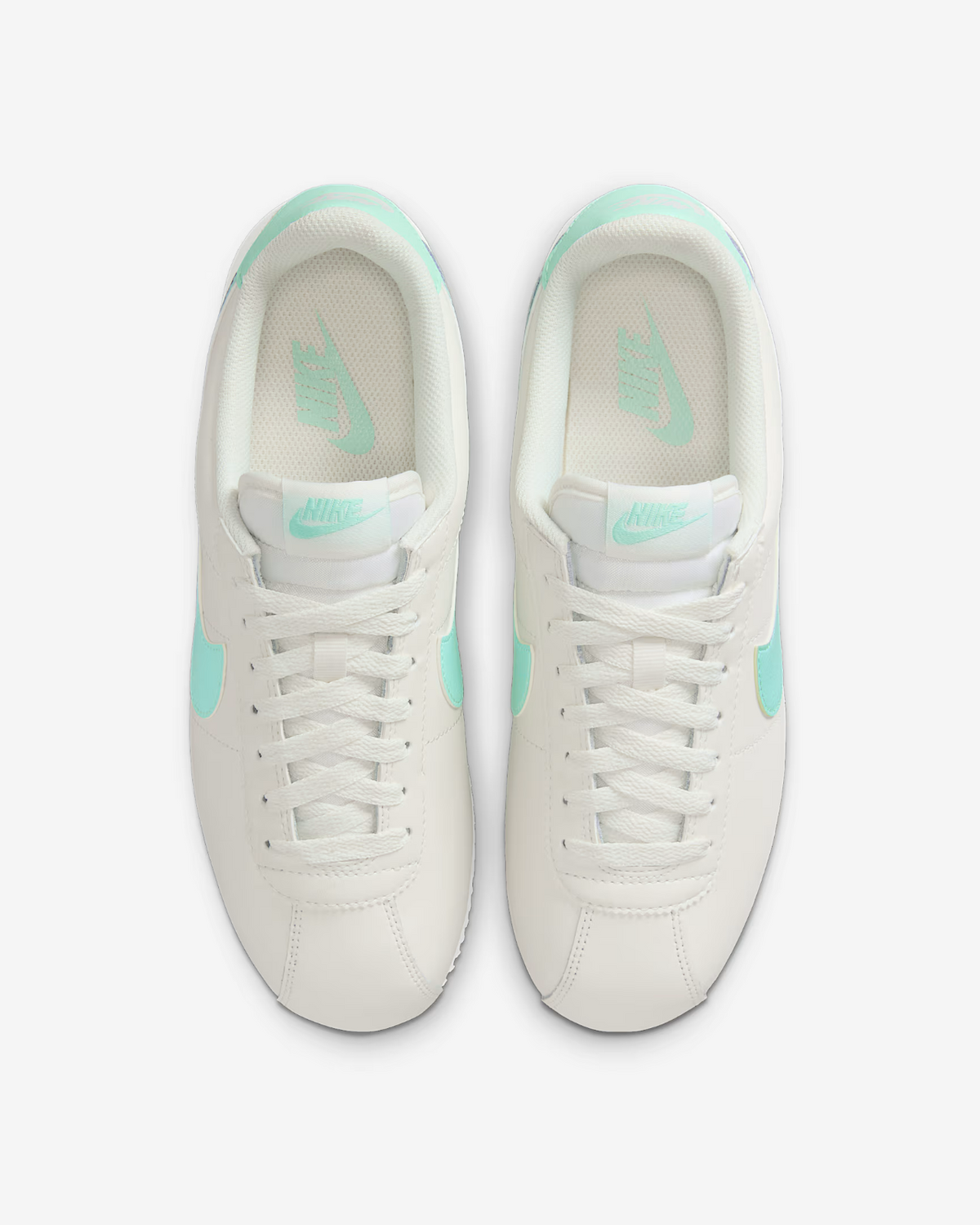 DN1791-113 Nike Women's Cortez Leather Sail White Mint Foam (Women's)