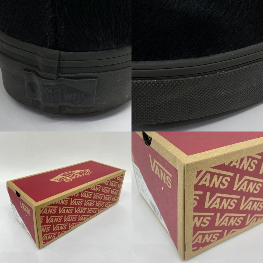 VN000D7YEM Vans Authentic Pony Hair "Black" (RHC Ron Herman Exclusive) (Men's)