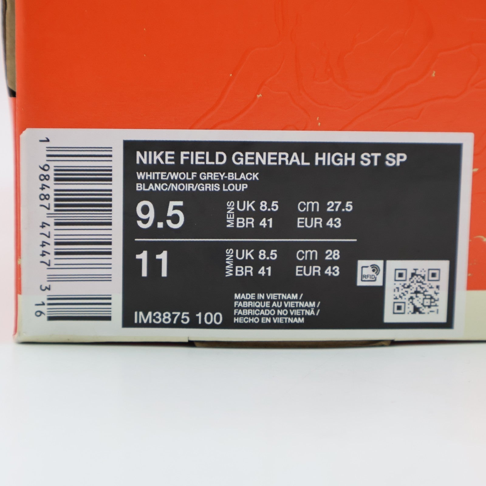 IM3875-100 Stranger Things Nike Field General High Eleven (Women's)