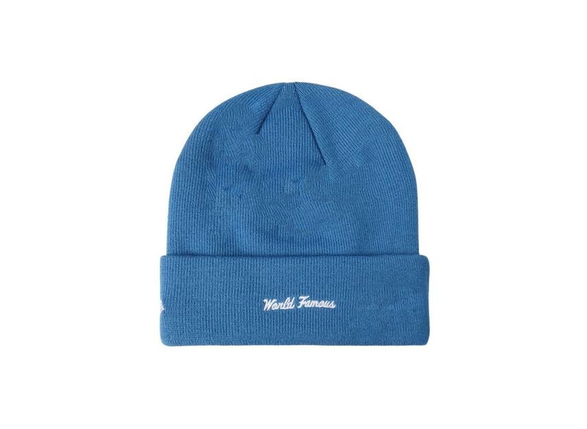 Supreme New Era Box Logo Beanie Blue
