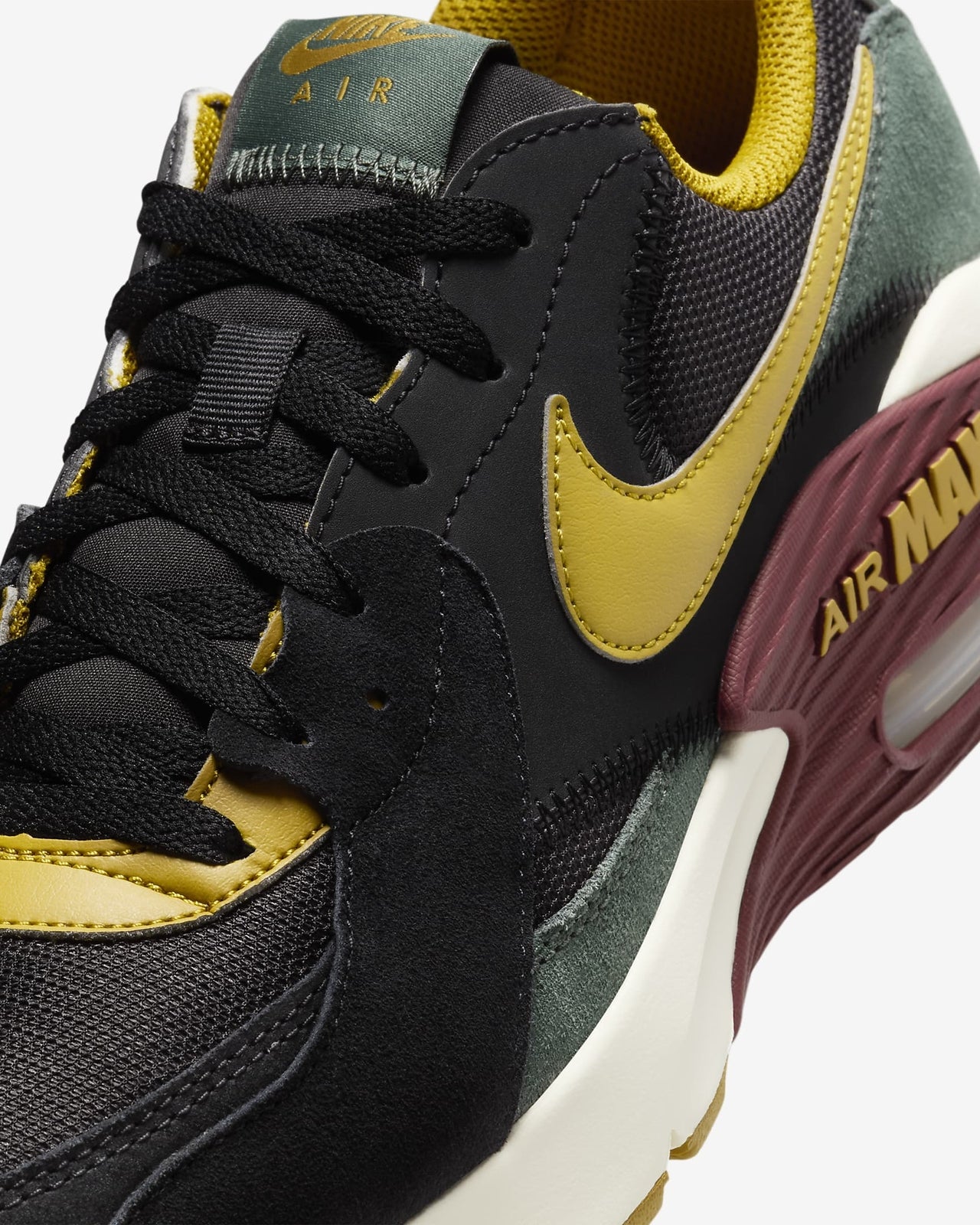 HQ3610-010 Nike Air Max Excee Black Vintage Green Dark Team Red Bronzine (Men's)