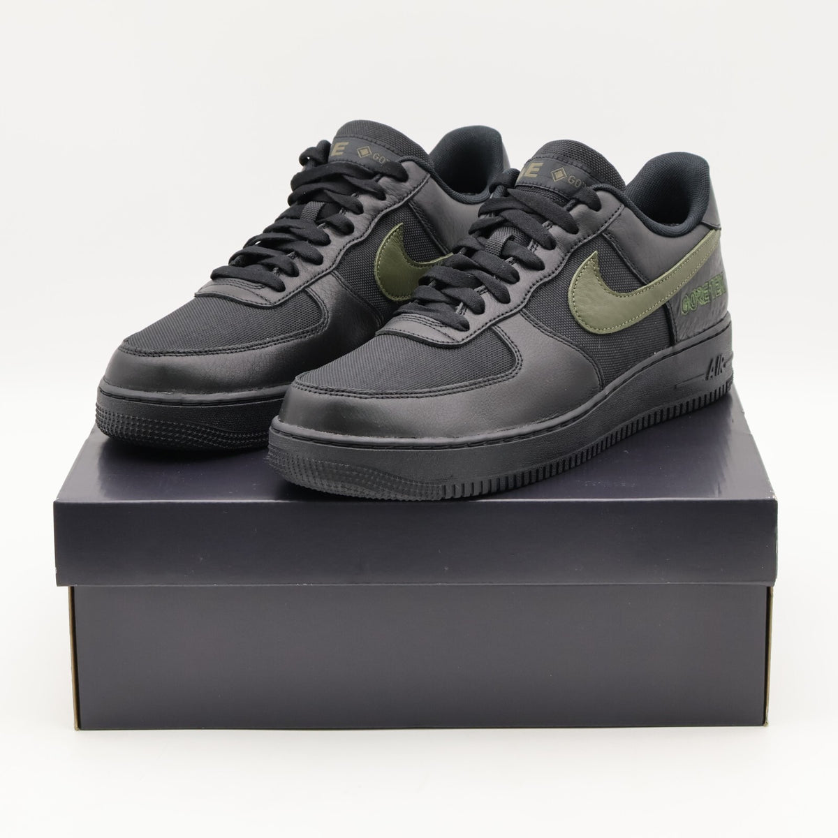 HV3959-010 Nike Air Force 1 Low GORE-TEX Black Cargo Khaki (Men's)