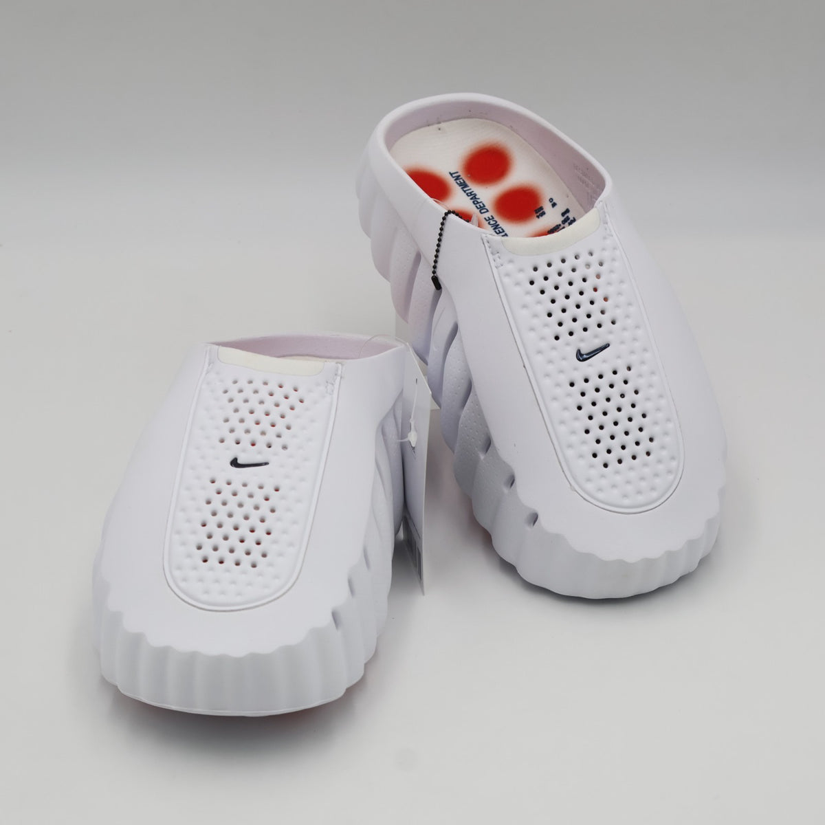 HQ4307-101 Nike Mind 001 Mules White Speed Red (Men's)