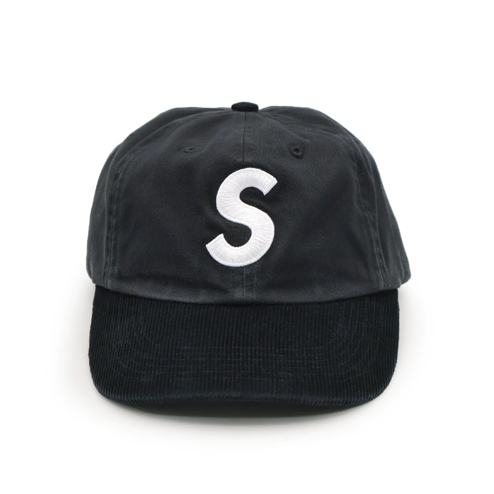 Supreme 2-Tone S Logo 6-Panel Black