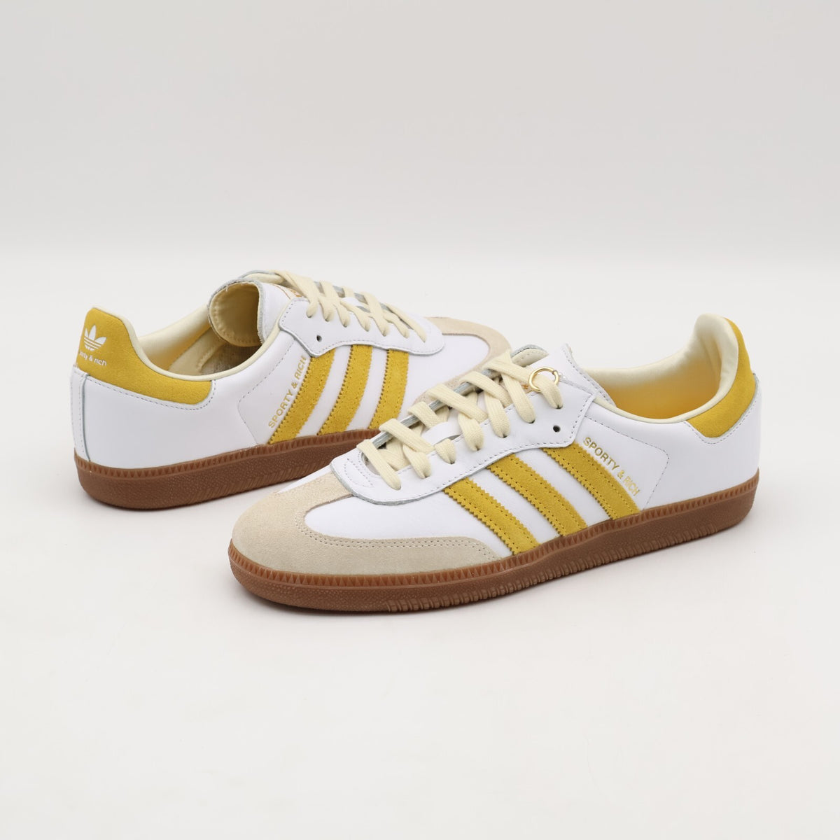 IF5661 Sporty & Rich adidas Originals Samba OG White Bold Gold Cream (Men's)