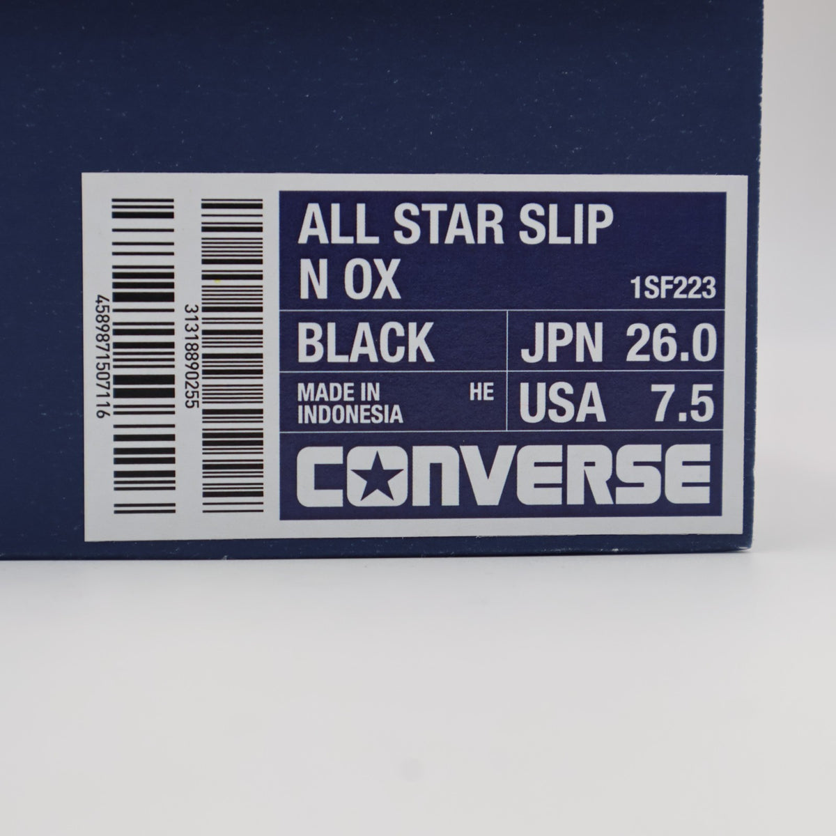 31318890 Converse All Star Slip N OX "Black" (Men's)