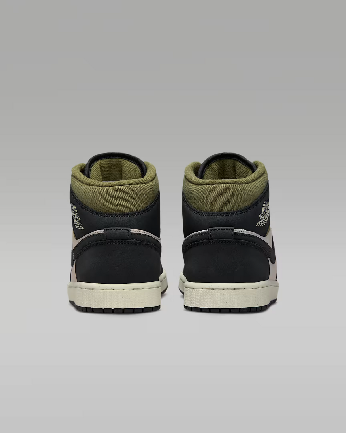 HV4091-102 Nike Air Jordan 1 Mid SE Light Orewood Brown Medium Olive Sail(Men's)