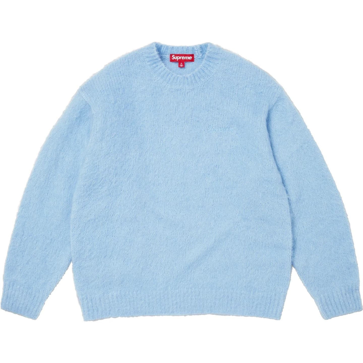 Supreme Brushed Mohair Sweater Light Blue