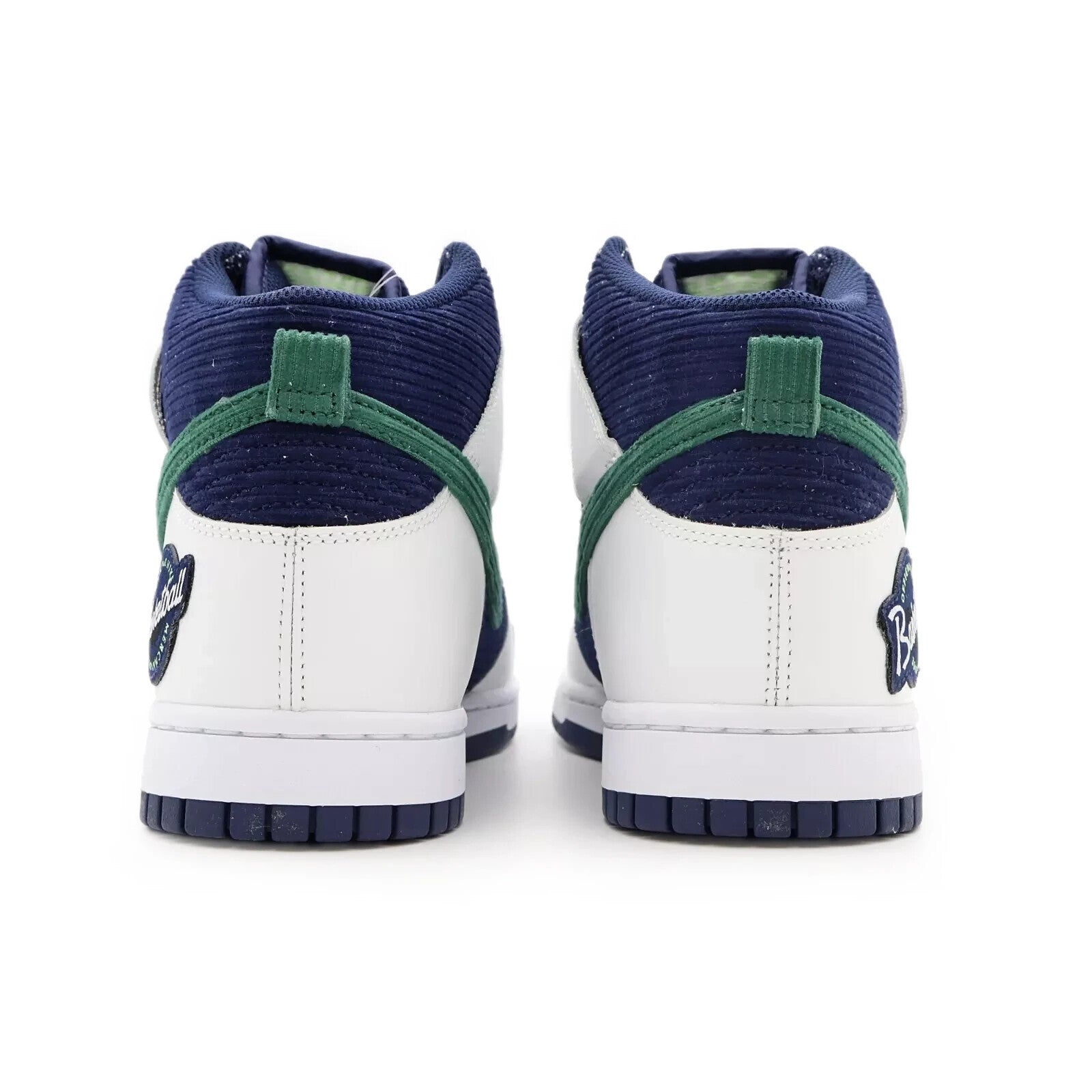 DH0953-400 Nike Dunk High EMB College Navy Sports Specialties Green (Men's)