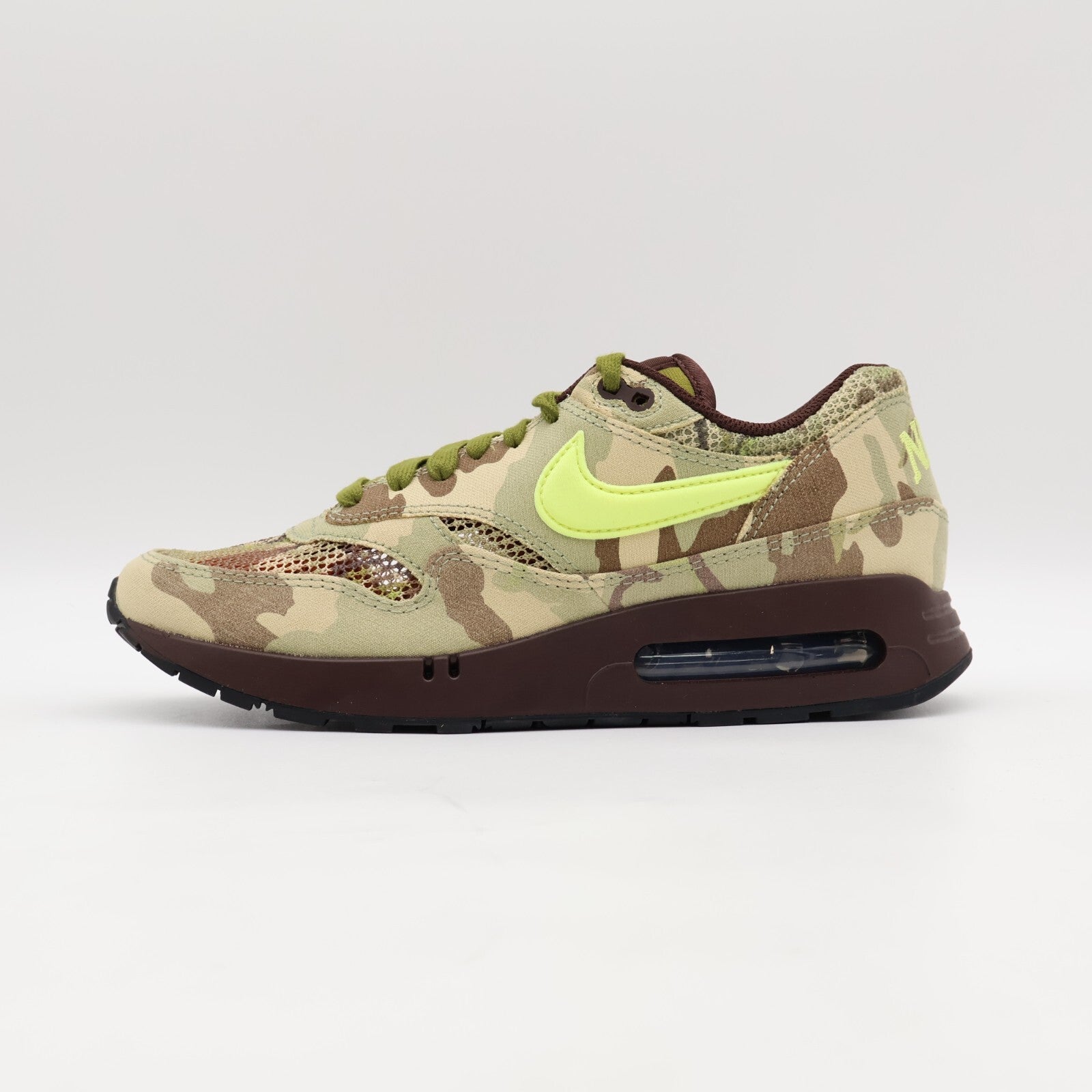 FN8358-200 Nike Air Max 1 â86 Camo and Light Lemon Twist (Men's)