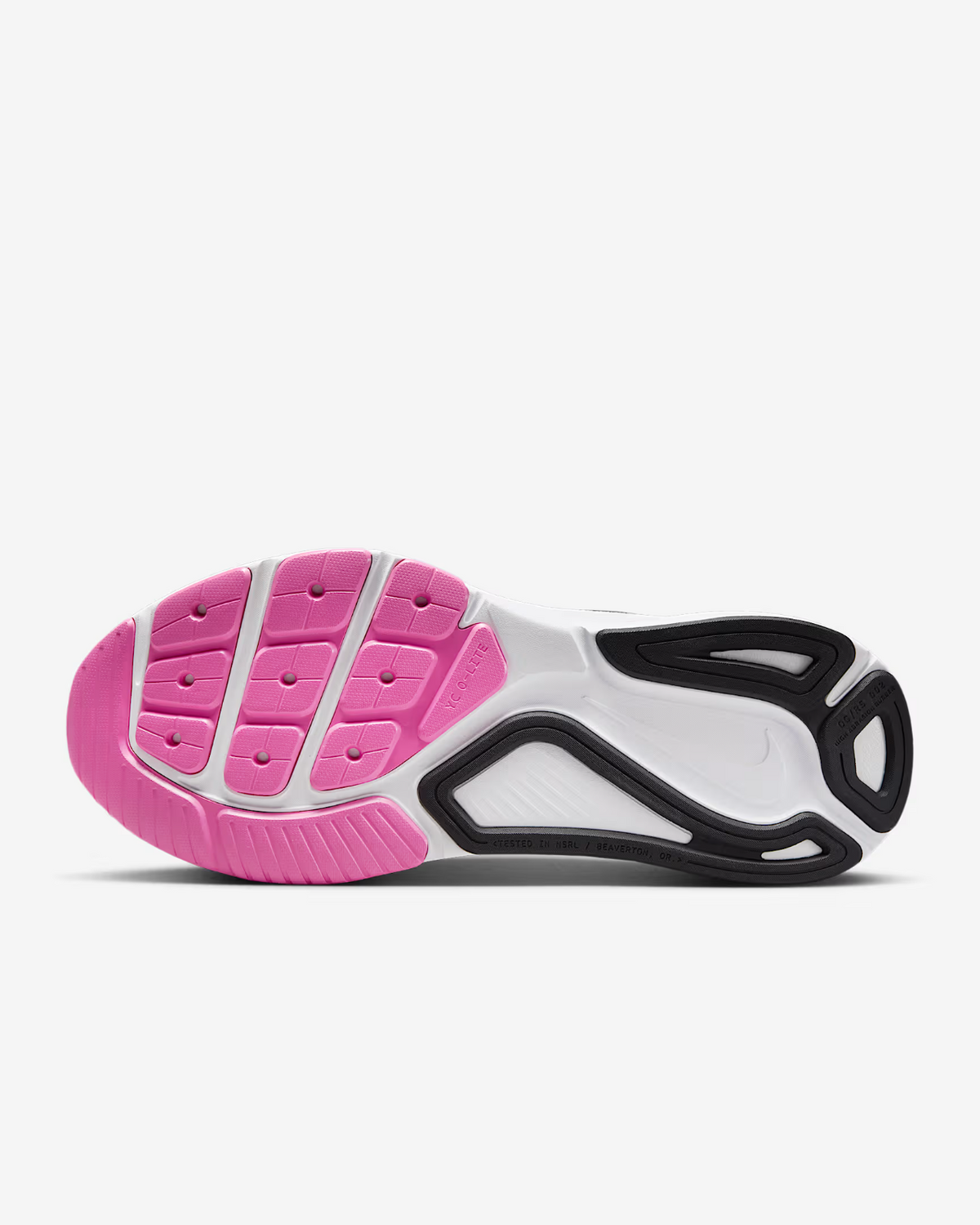 HJ1101-104 Nike  Structure 26 White Playful Pink Metallic Silver Black (Women's)