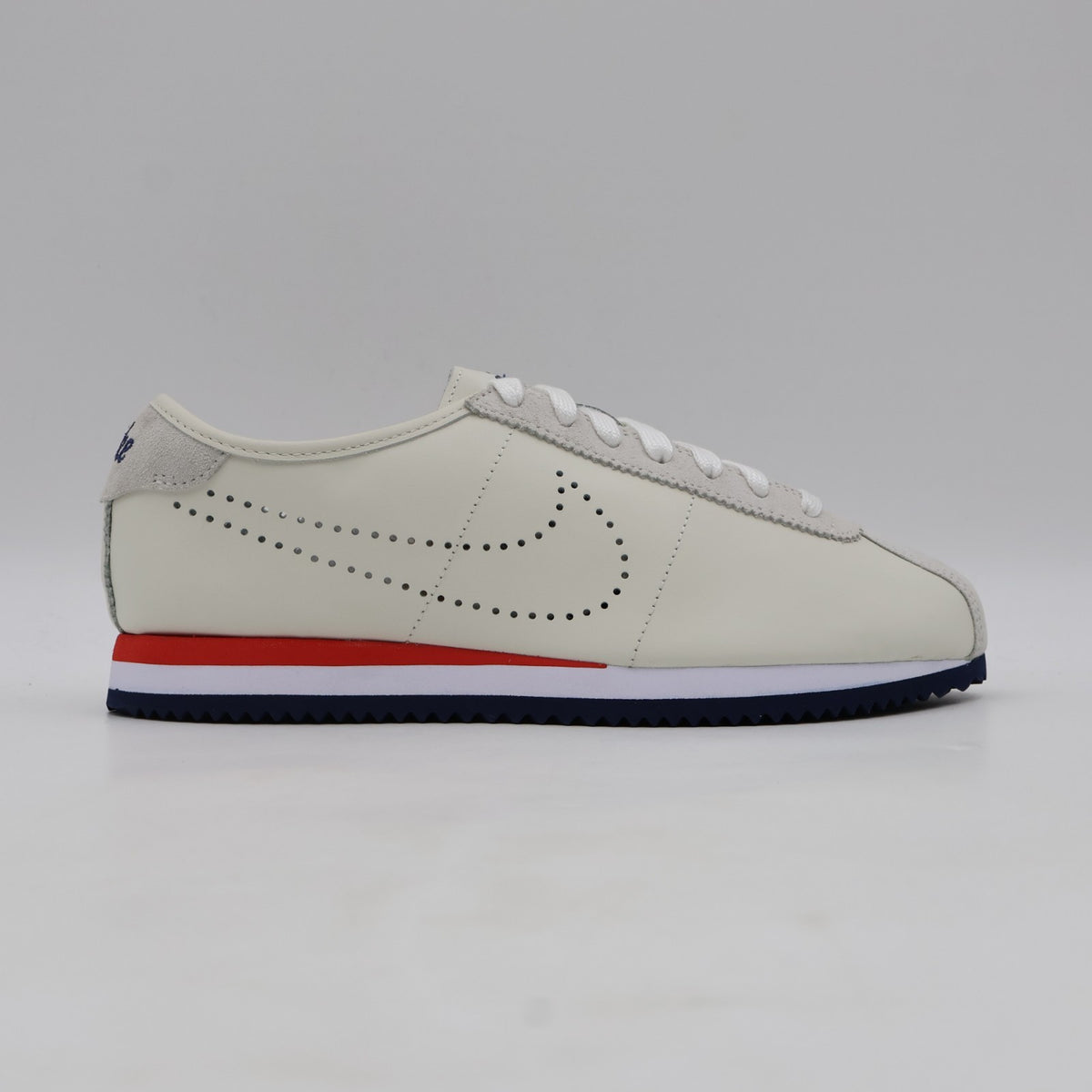 HQ1841-101 Nike Cortez Leather Sail White Light Crimson Midnight Navy (Women's)