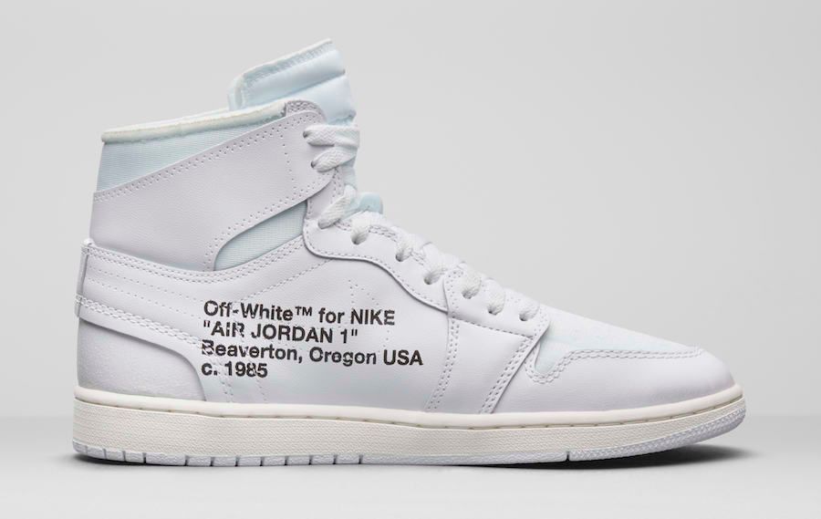 AQ0818-100 Off-White Ã Nike Air Jordan 1 Retro High White (Men's)