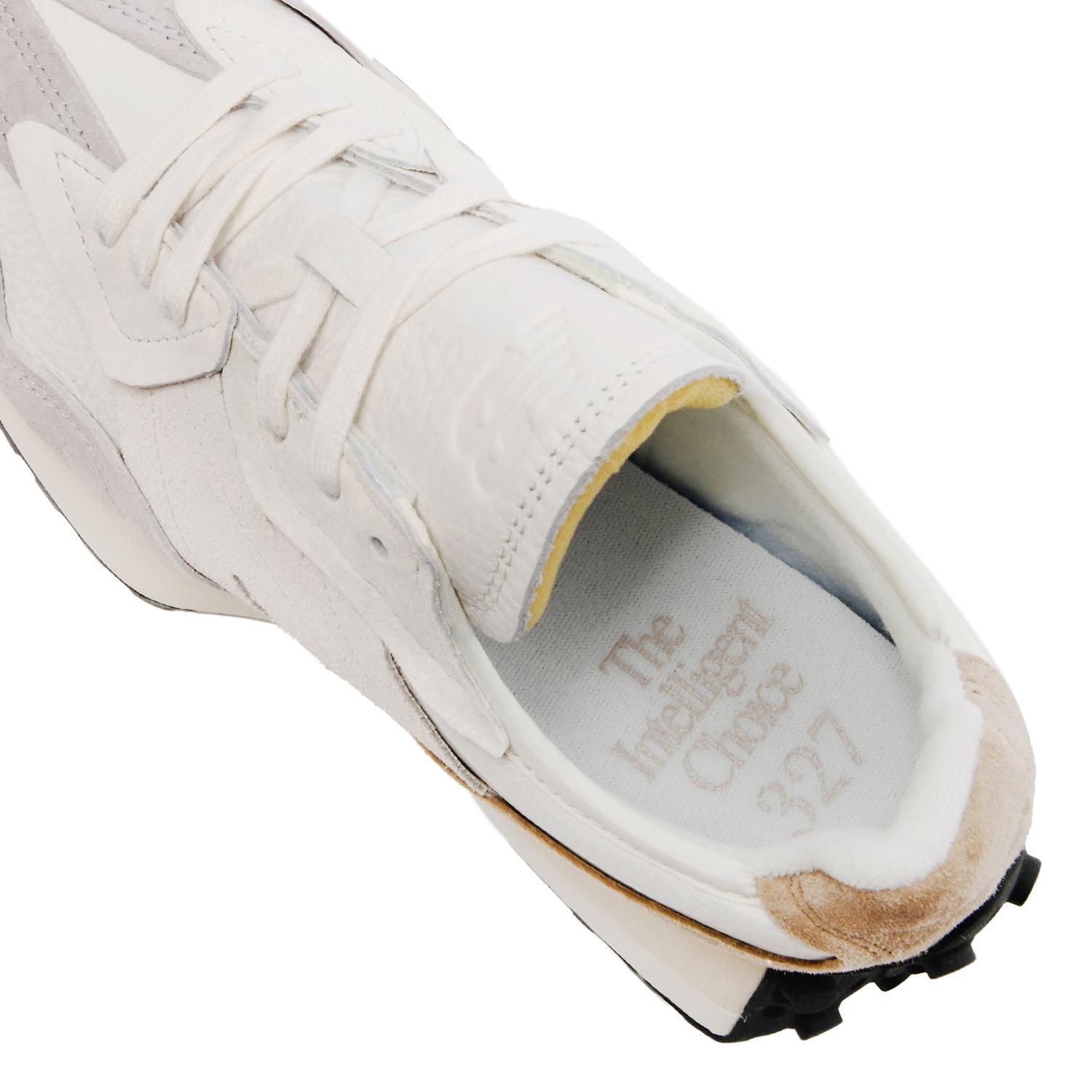 U327WGA New Balance 327 White Beige (Men's)