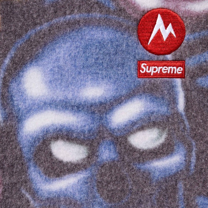 Supreme Marmot Fleece Jacket Skull Pile