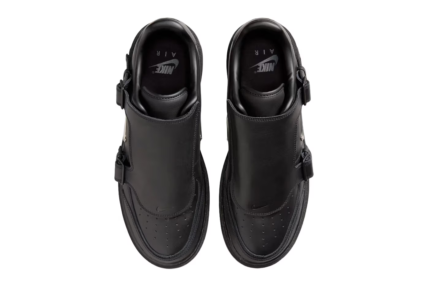 JA3822-010 Nike Air Force 1 Low Luxe "Black" (Unisex)