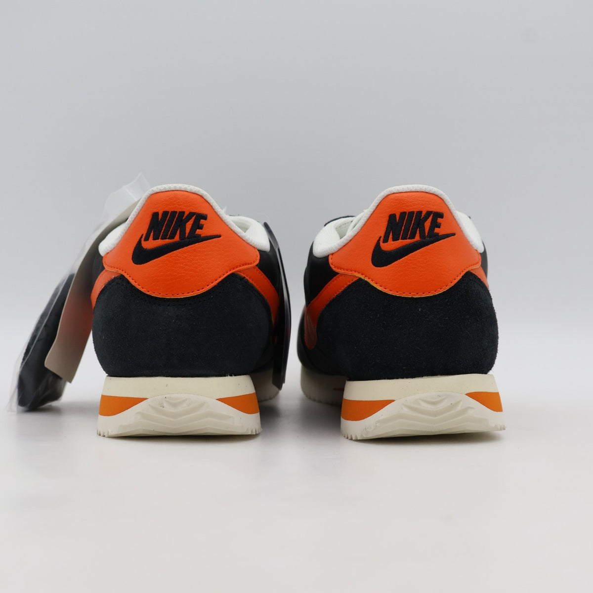 HF0263-003 Nike Cortez Textile Black Sail Muslin Safety Orange (Men's)