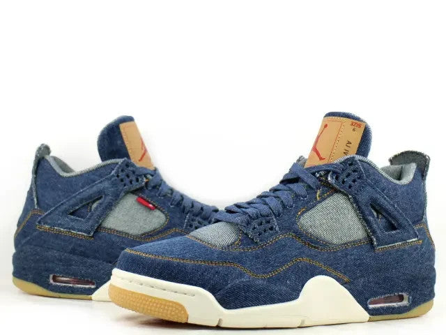 AO2571-401-R LEVI'S Ã Nike Air Jordan 4 "Denim" (Blank Tab) (Men's)