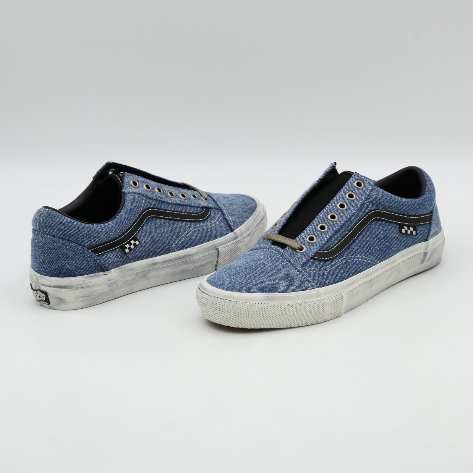 VN0A2Z32Y40 Vans Skate Old Skool Denim Blue Black (Men's)