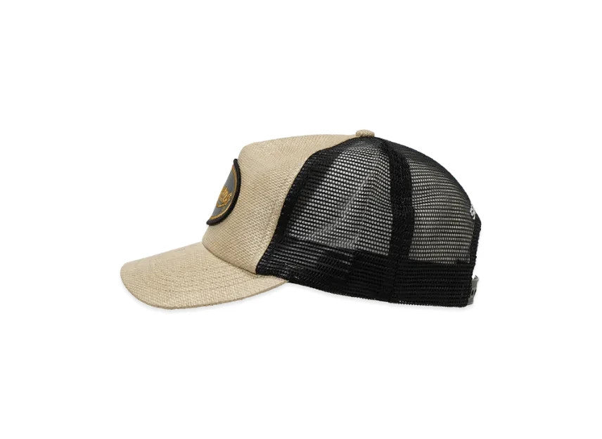 Supreme Raffia Mesh Back 5-Panel "Tan"