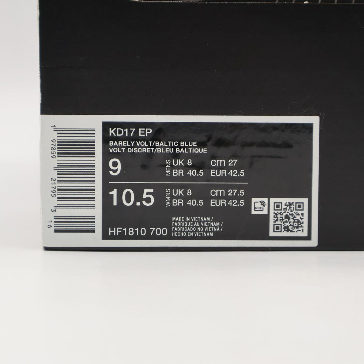 HF1810-700 / HF1811-700 Nike KD 17 Barely Volt Hyper Pink Total Orange (Men's)