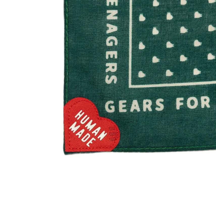 HUMAN MADE Big Bandana Green