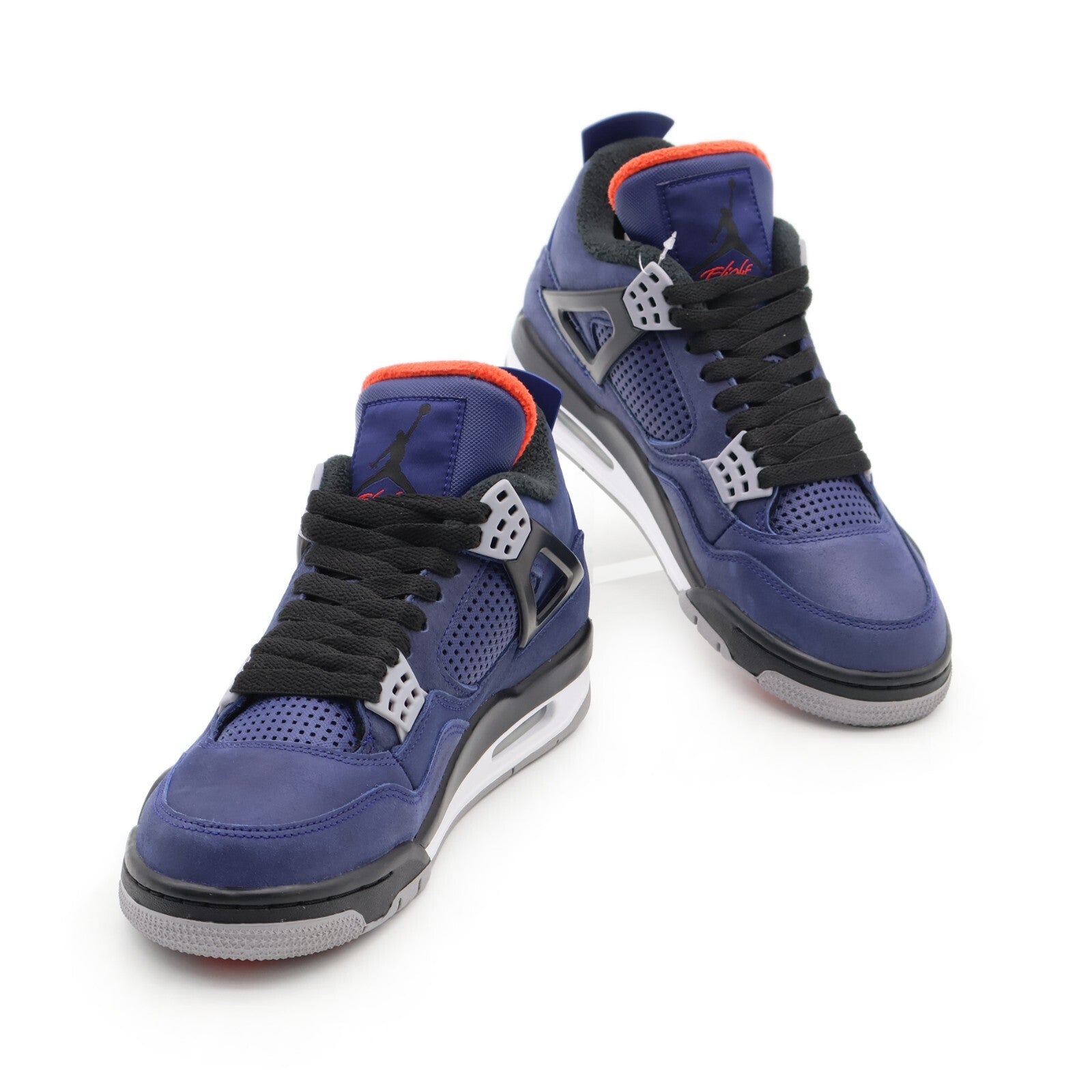 CQ9597-401 Nike Air Jordan 4 Retro Winterized Loyal Blue White Black (Men's)