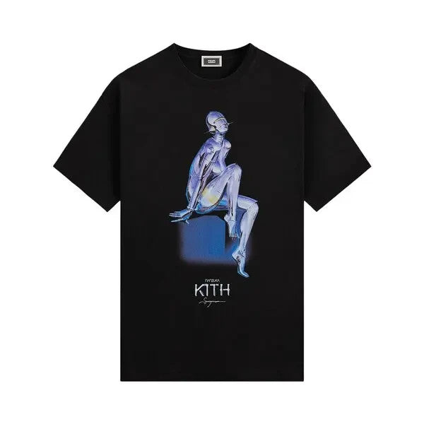 Kith For Nanzuka Gallery Sorayama Model A Stitch Tee Black