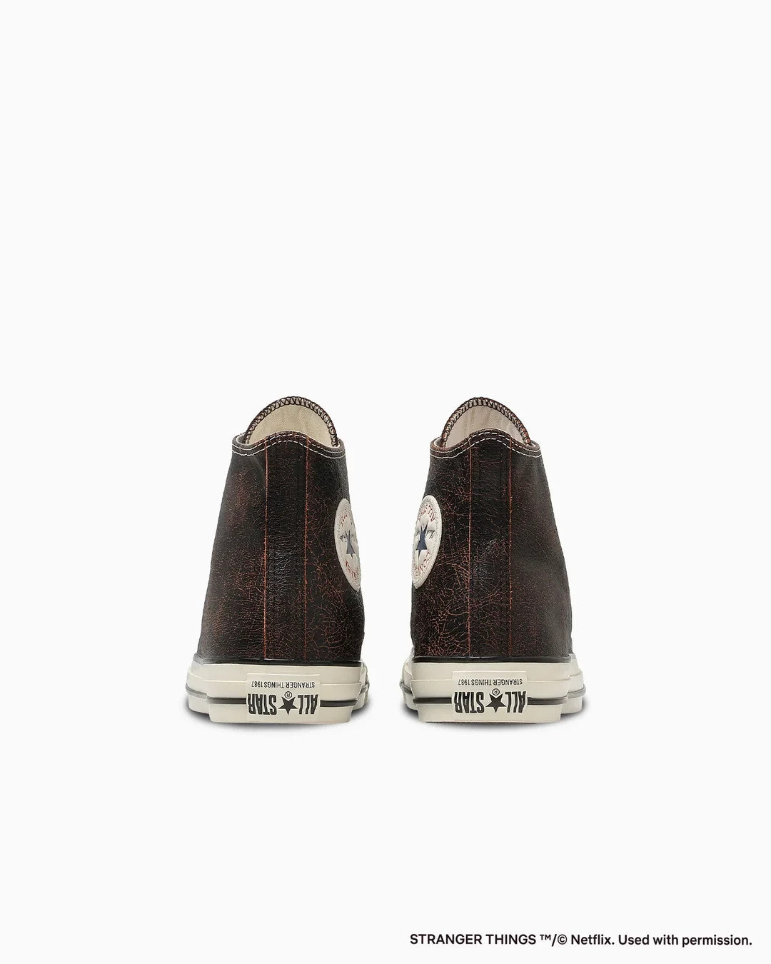 31317080 Stranger Things 5 Converse All Star Aged 87 UD Hi Black Red (Men's)