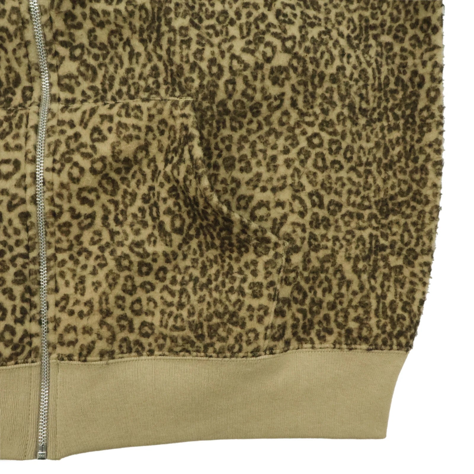 Supreme Pilled Zip Up Hooded Sweatshirt Cheetah