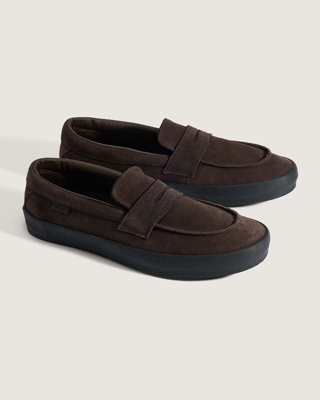 VN000VA6Y49 Vans Skate Loafer Suede Brown Black (Men's)